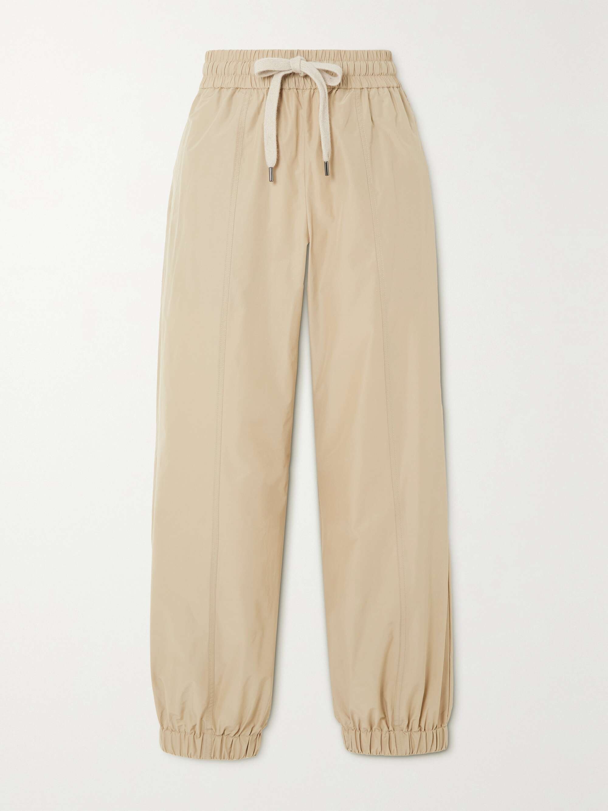 BRUNELLO CUCINELLI Cashmere tapered poplin cargo pants | NET-A-PORTER