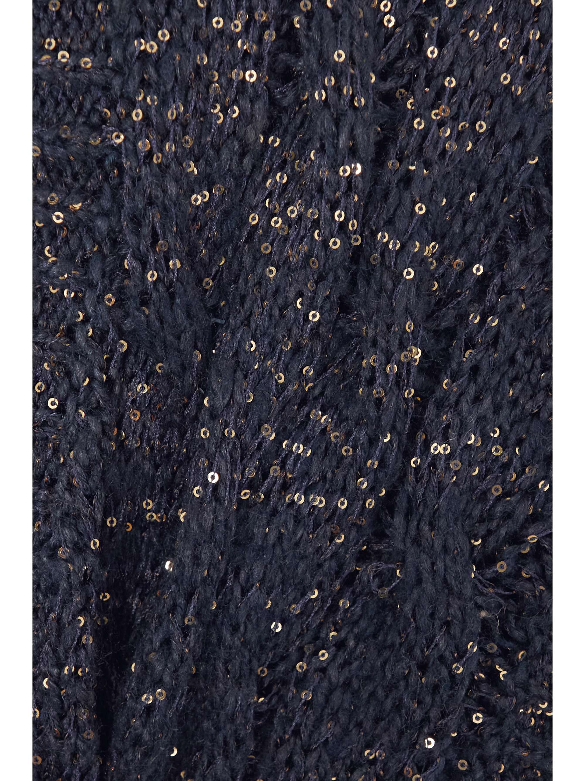 BRUNELLO CUCINELLI Sequin-embellished cable-knit vest