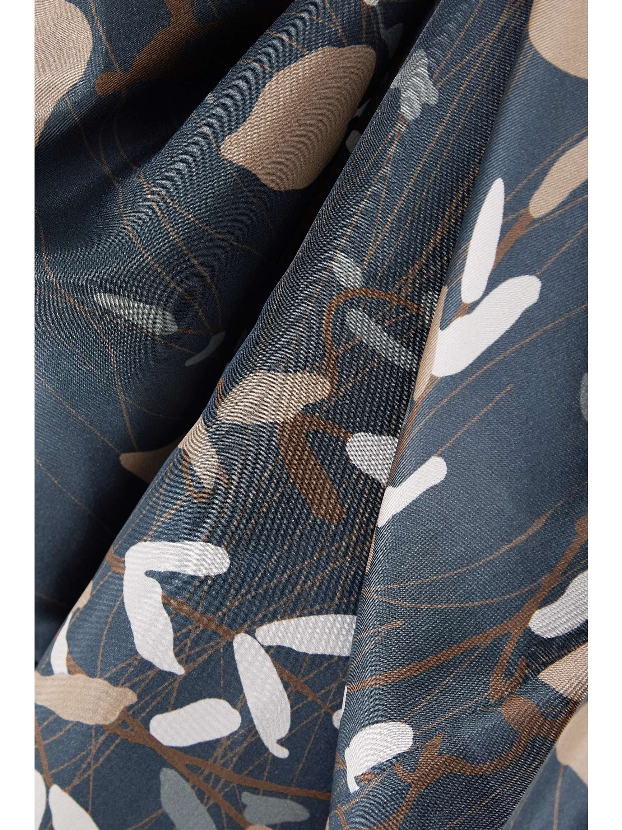 BRUNELLO CUCINELLI Printed silk-voile shirt