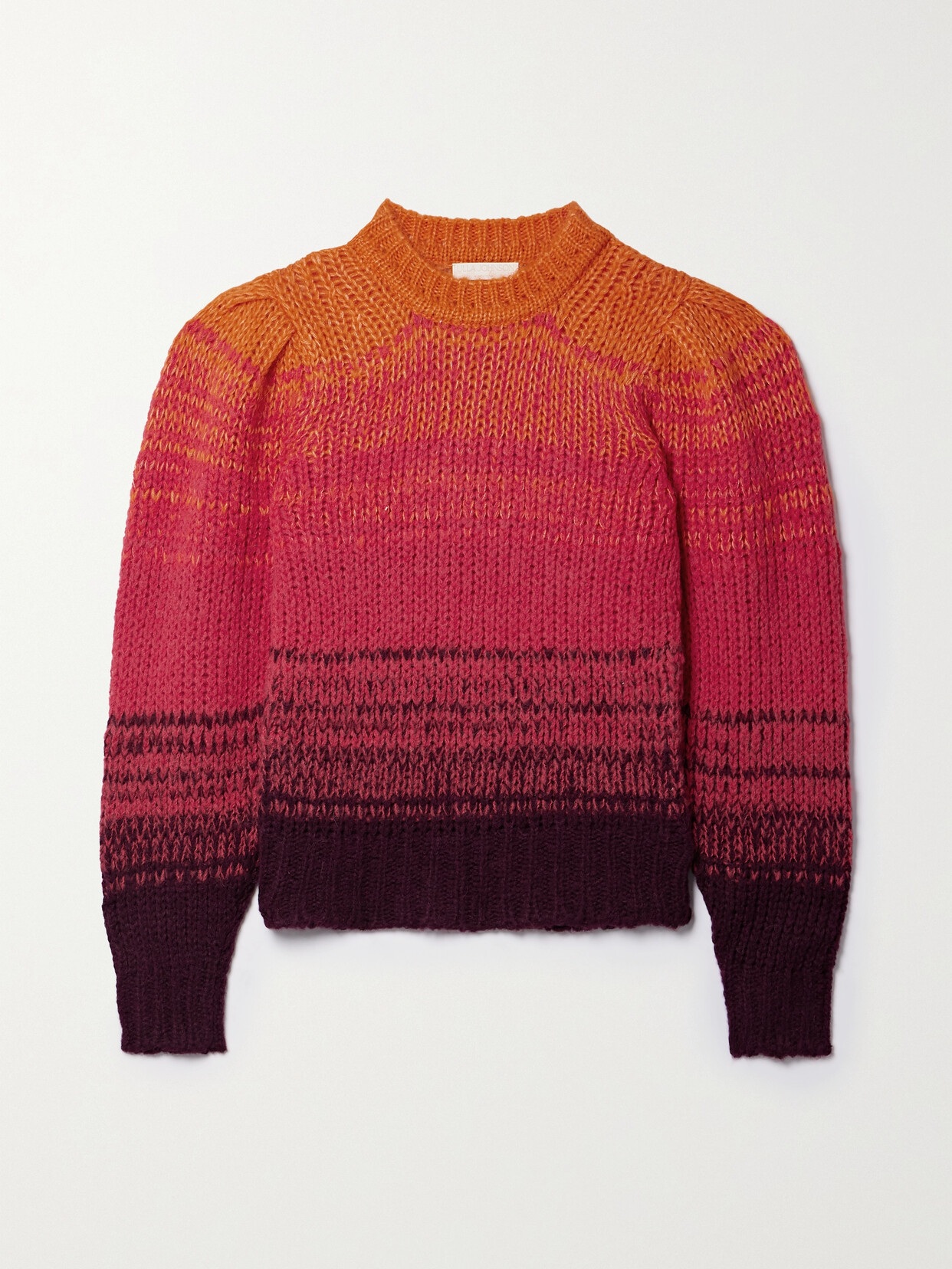 Ulla Johnson - Rosalia Dégradé Alpaca-blend Sweater - Pink