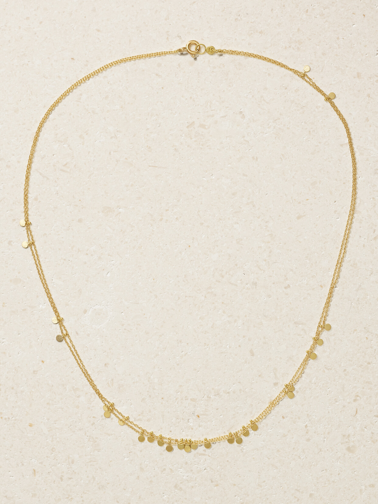 Sia Taylor - Tiny Dots 18-karat Gold Necklace - One size