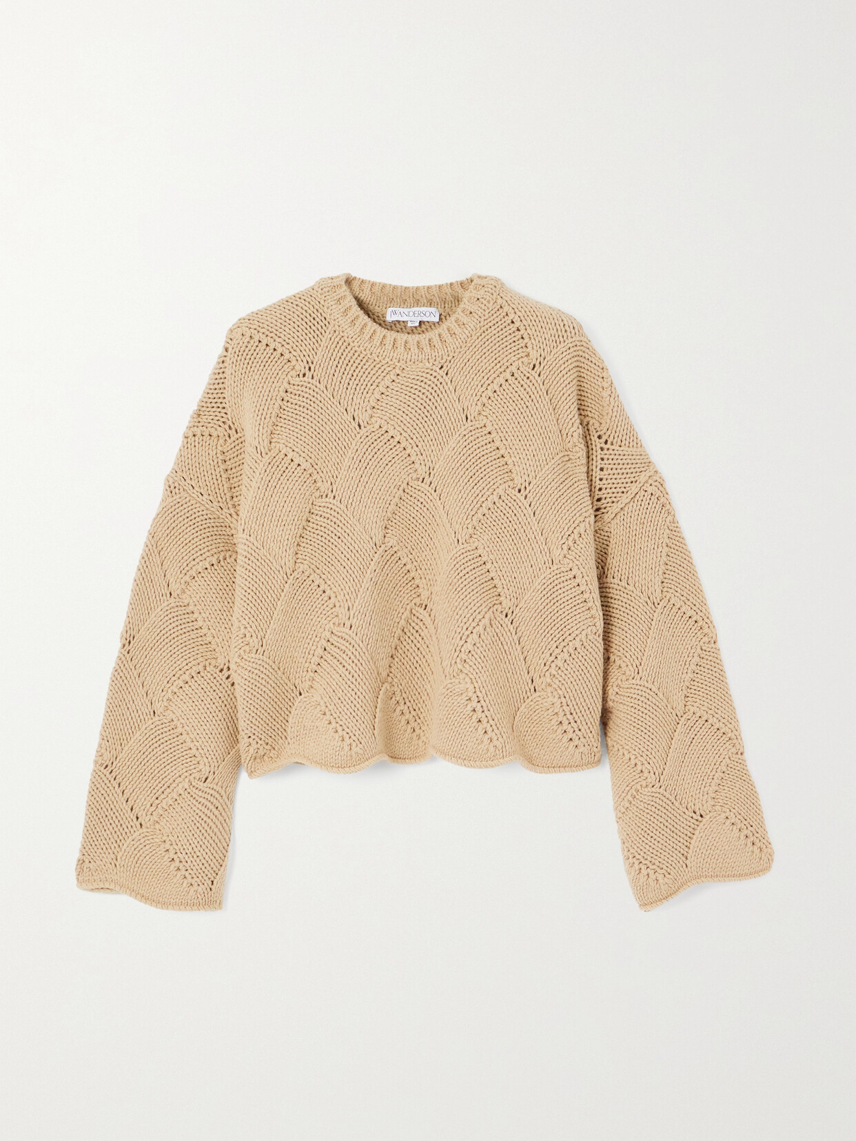 Jw Anderson Wool-blend Sweater In Neutrals