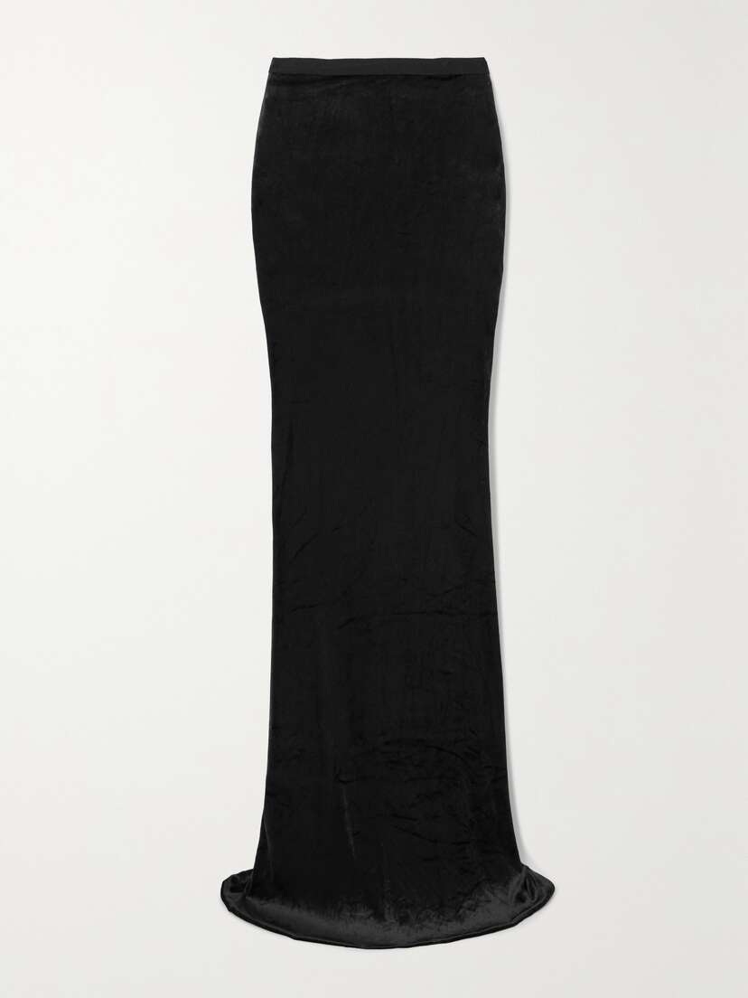 Rick Owens Velvet Maxi Skirt