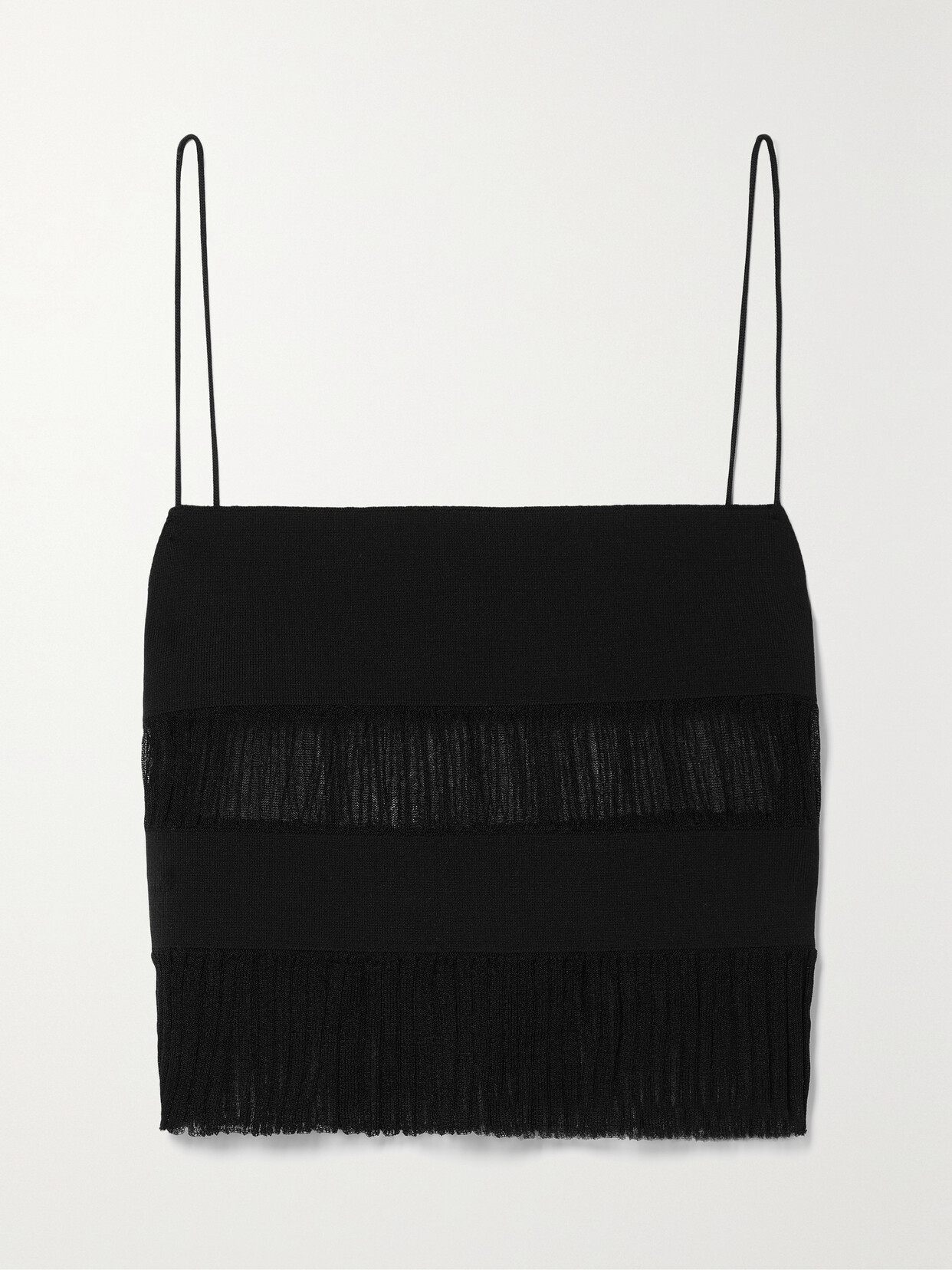 Christopher Esber - Shadow Line Recycled Knitted Camisole - Black