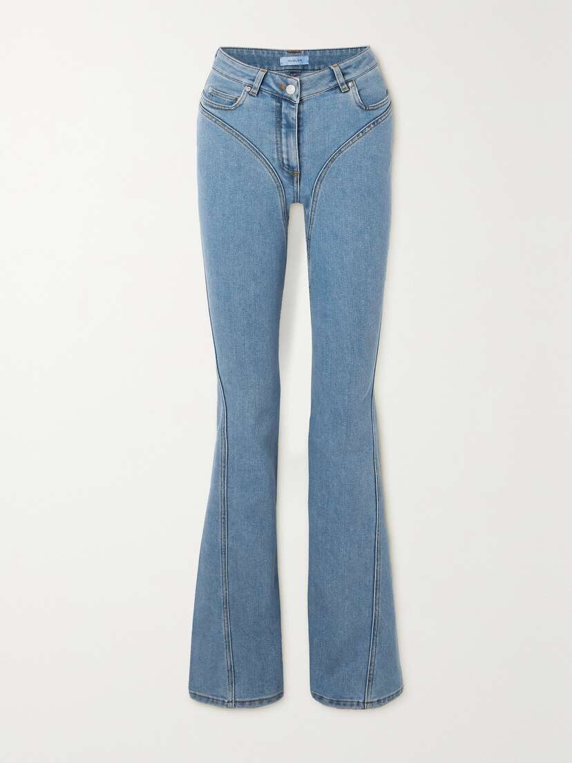 Mugler Mid-rise Flared Jeans