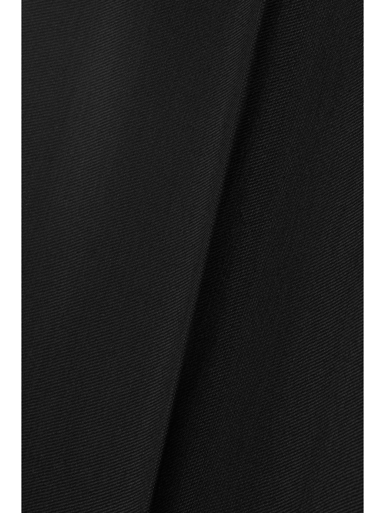 Mugler Cutout Twill Straight-leg Pants In Black