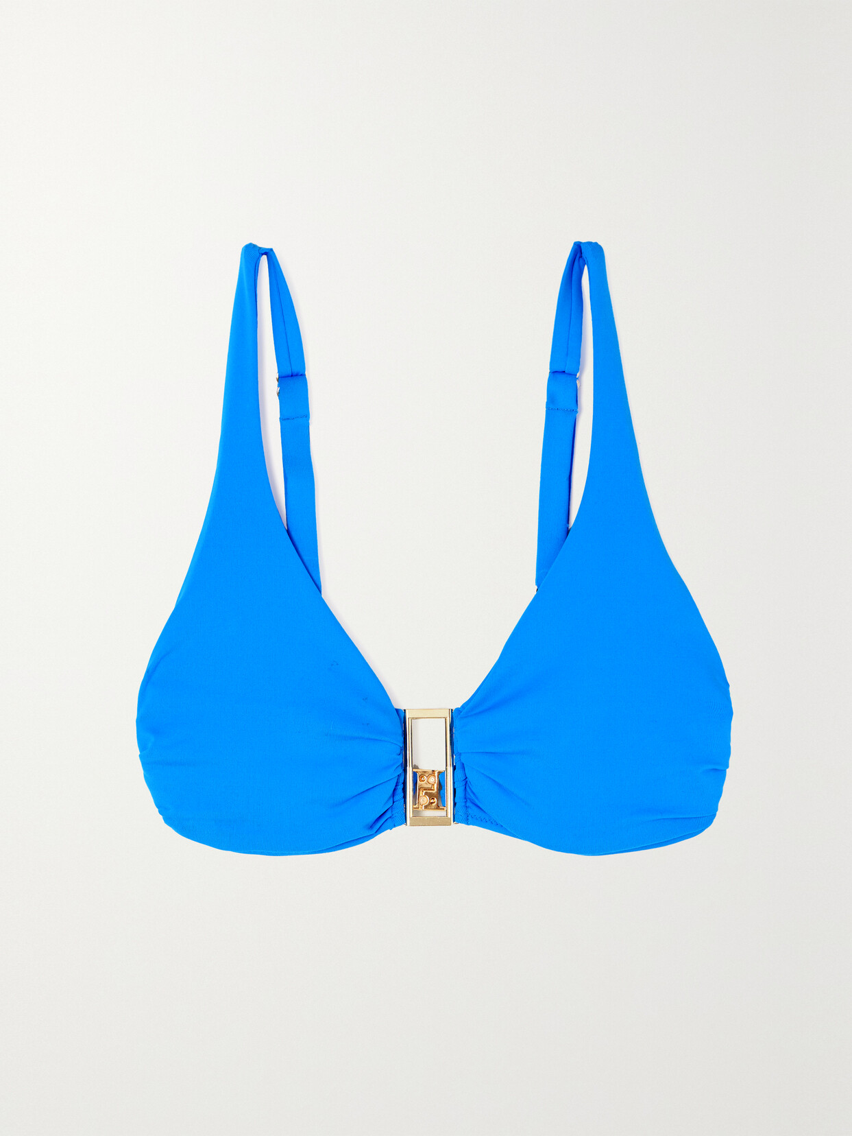 Melissa Odabash Bel Air Embellished Underwired Bikini Top In Blue