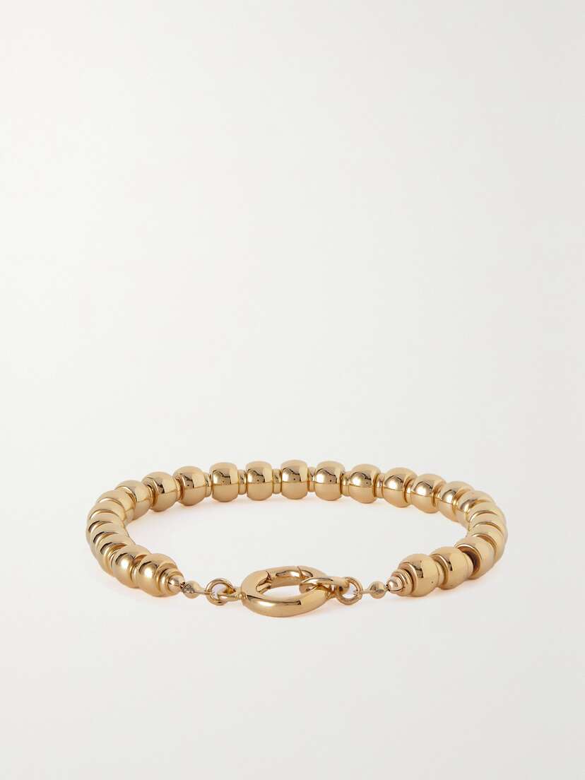 Laura Lombardi + Net Sustain Maremma Gold-plated Recycled Bracelet