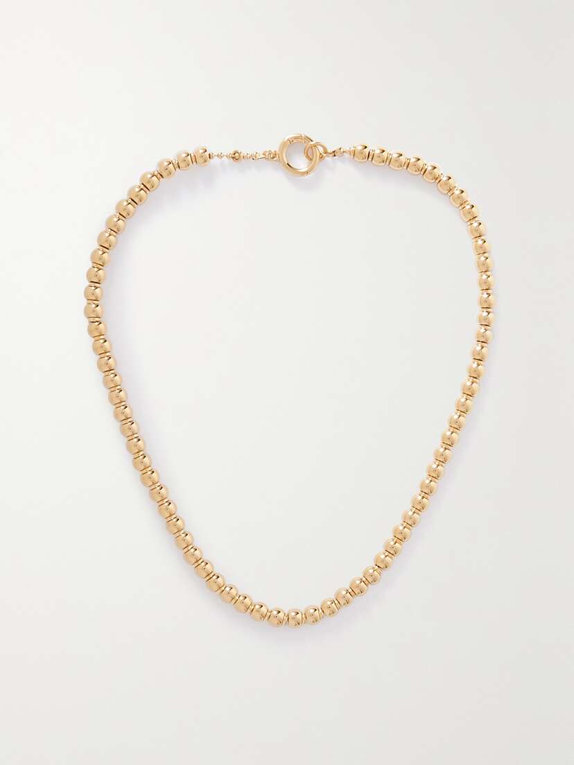 Laura Lombardi + Net Sustain Maremma Recycled Gold-plated Necklace