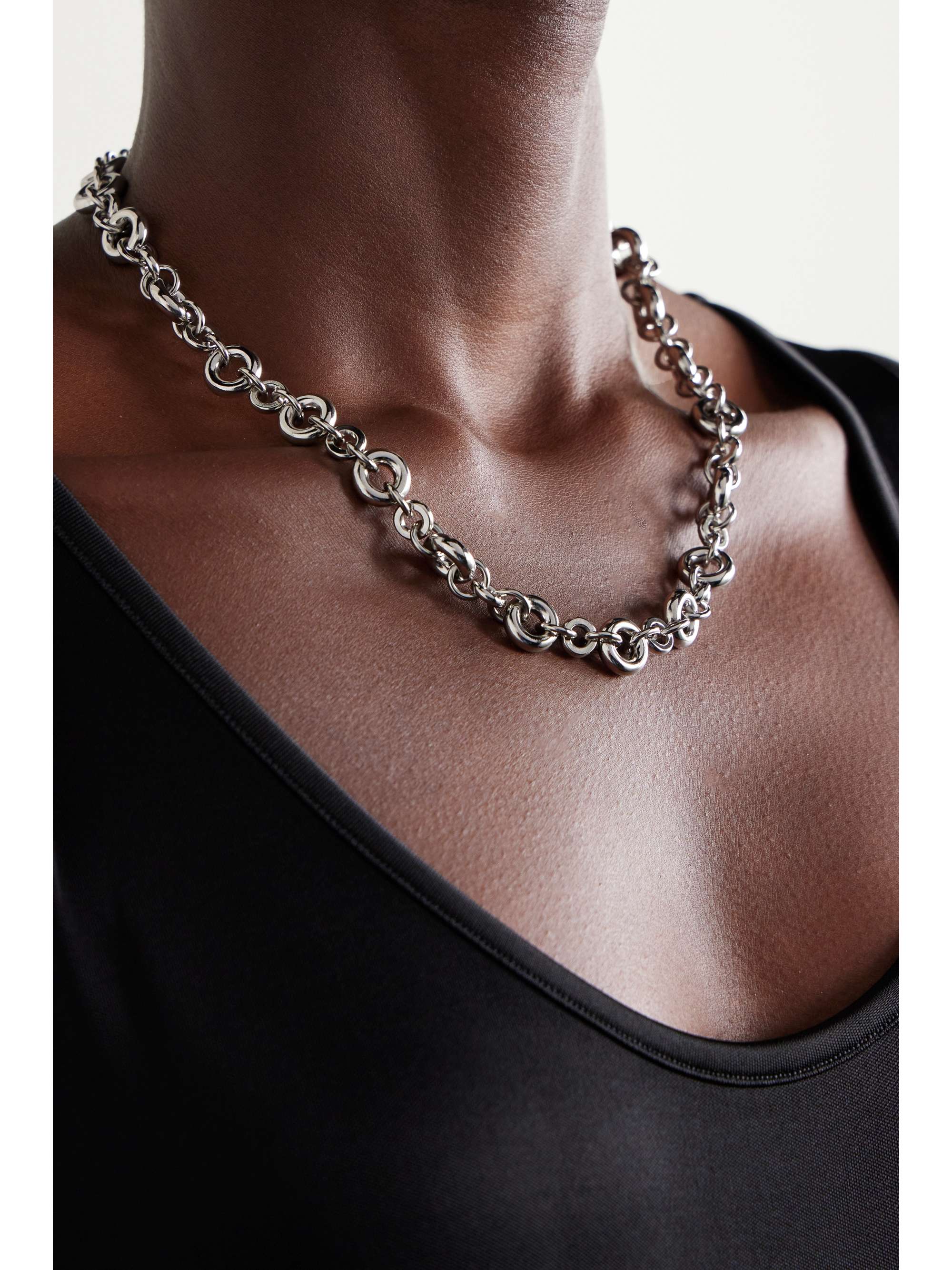 LAURA LOMBARDI Isola recycled goldplated necklace NETAPORTER