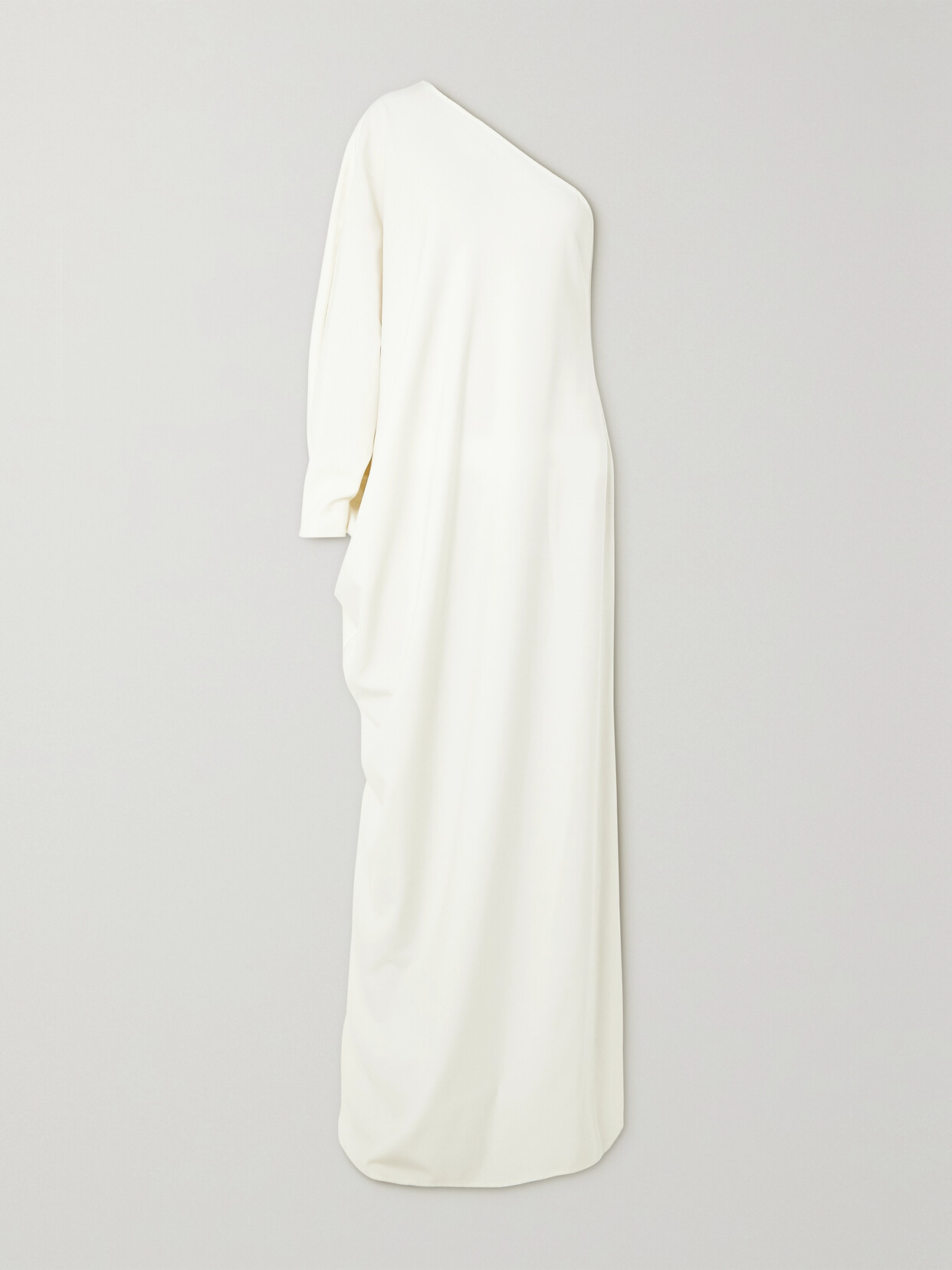 BEARE PARK - One-sleeve Wool Gown - Cream