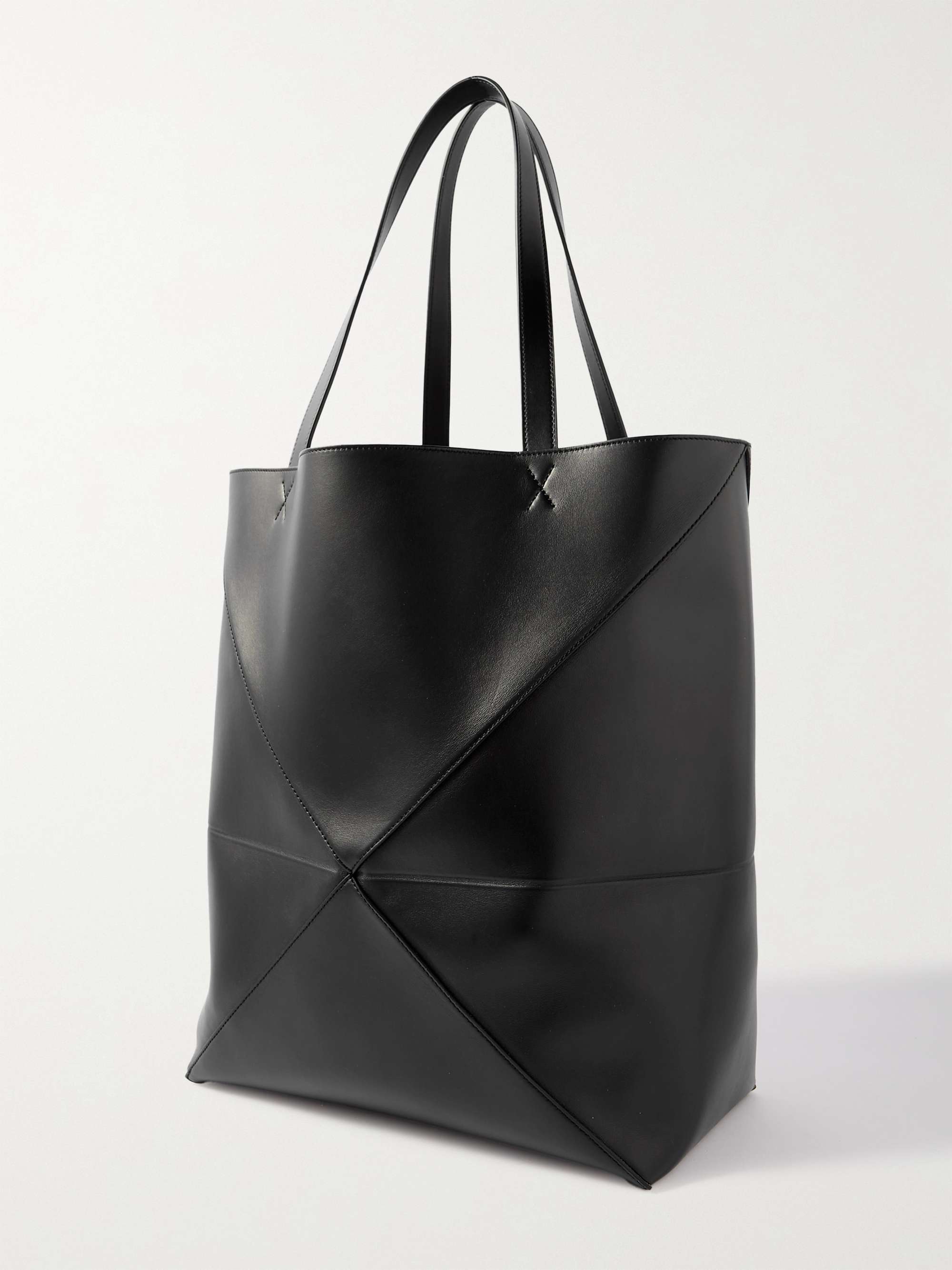 LOEWE Puzzle Fold XL コンバーチブル レザー トートバッグ