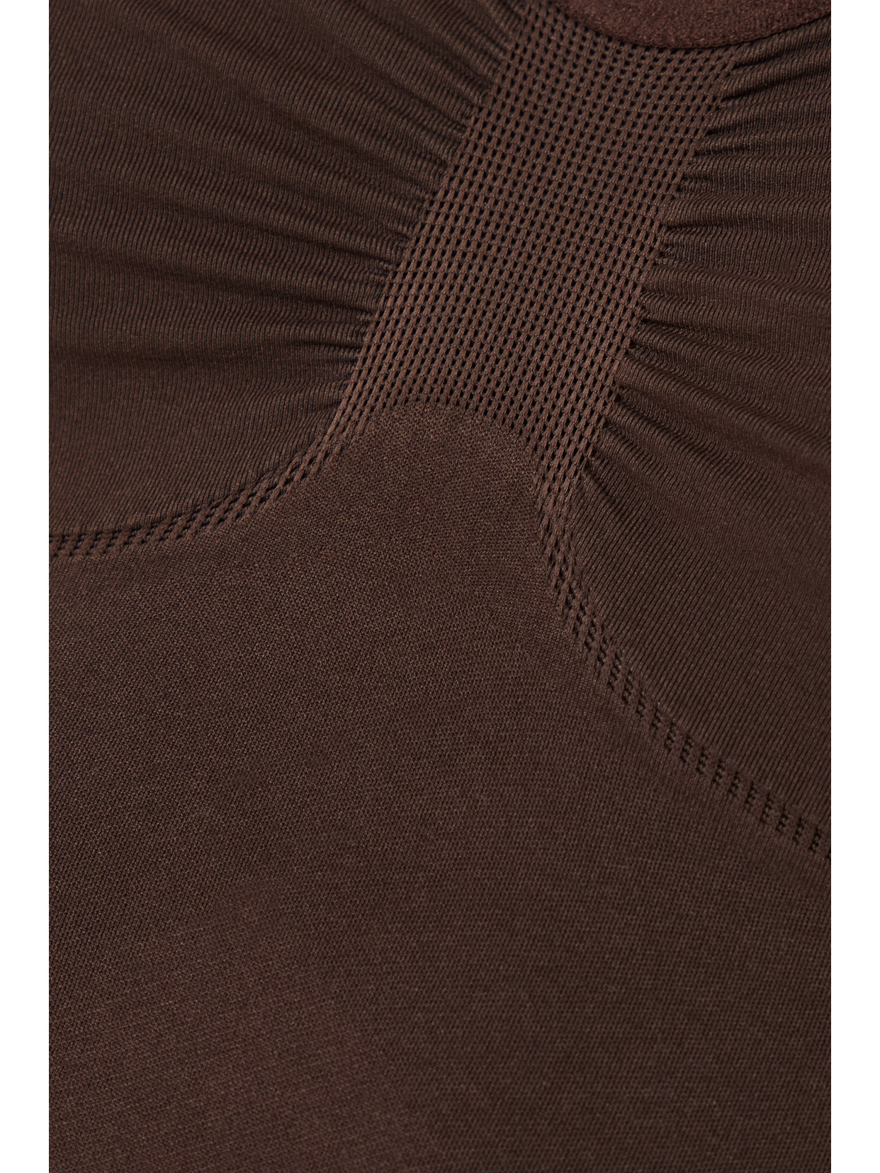 Skims Seamless Sculpt Slim-fit Stretch-woven Bodysuit In Brown