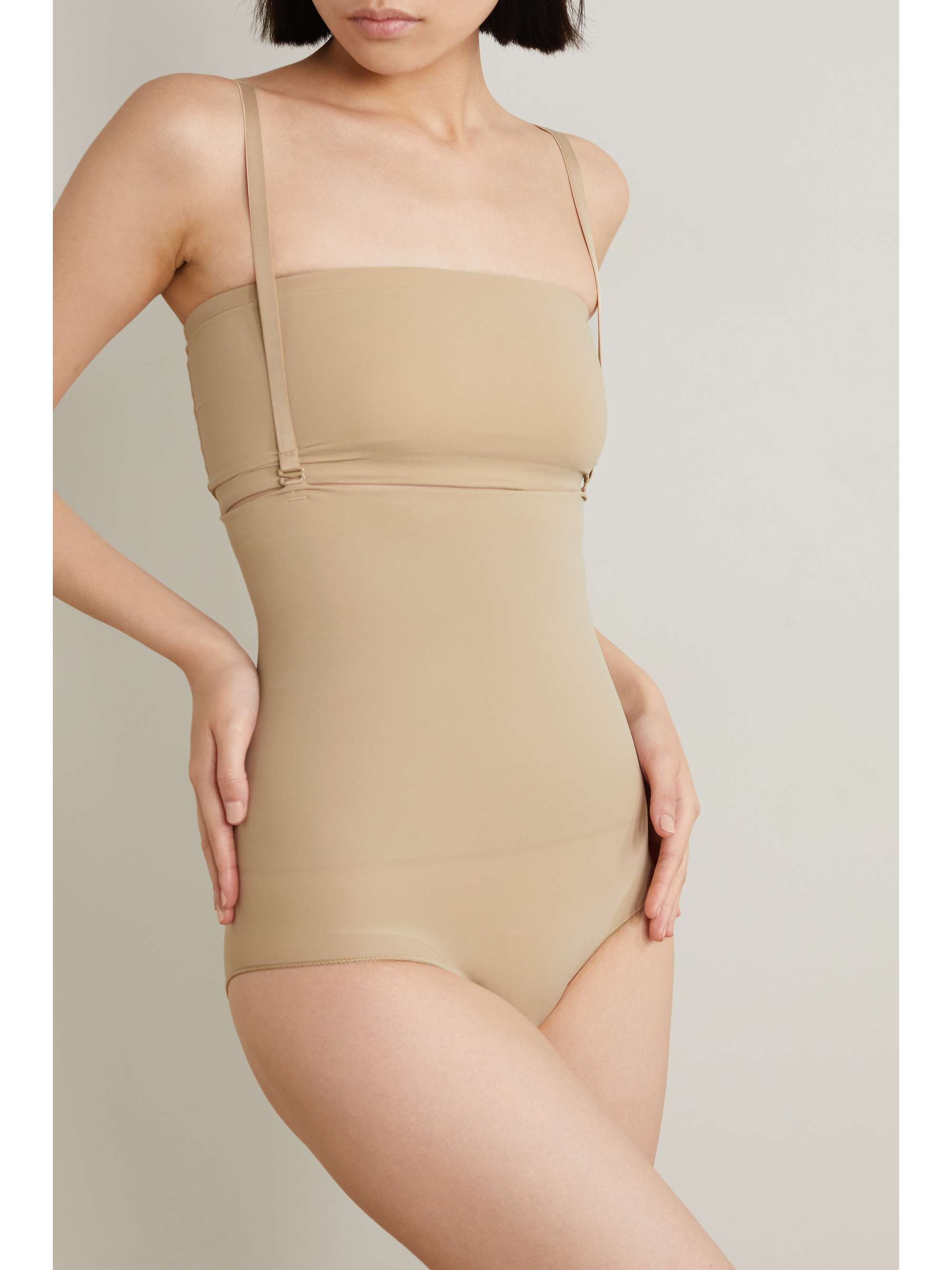SKIMS Core Control High Waist Briefs - Clay | NET-A-PORTER