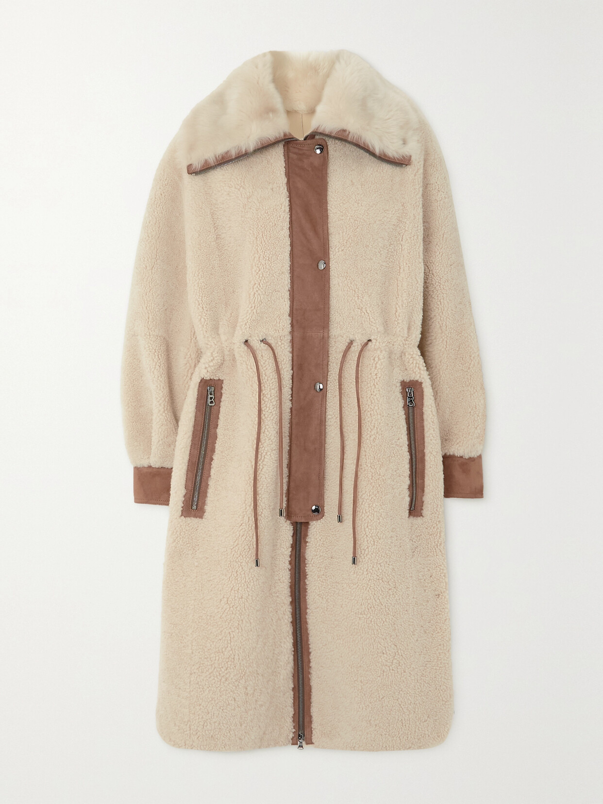 Bogner Gritt Shearling Coat In Beige