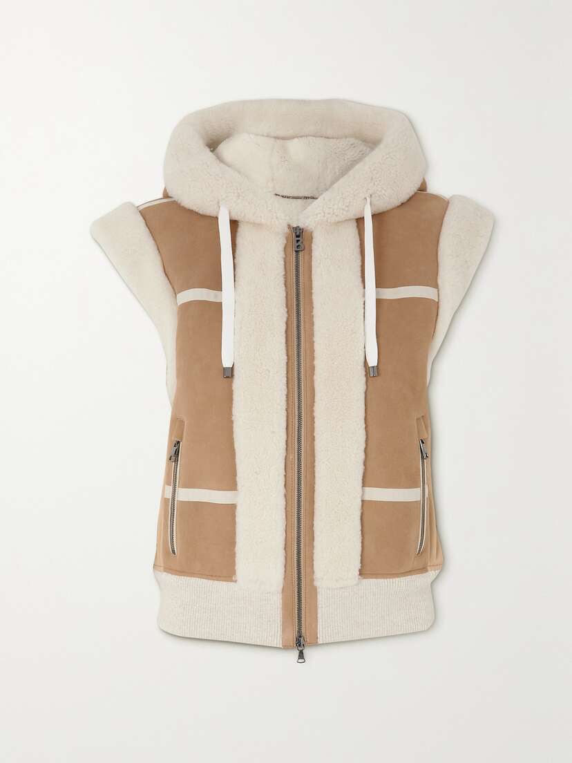 Bogner Feli Hooded Shearling Vest