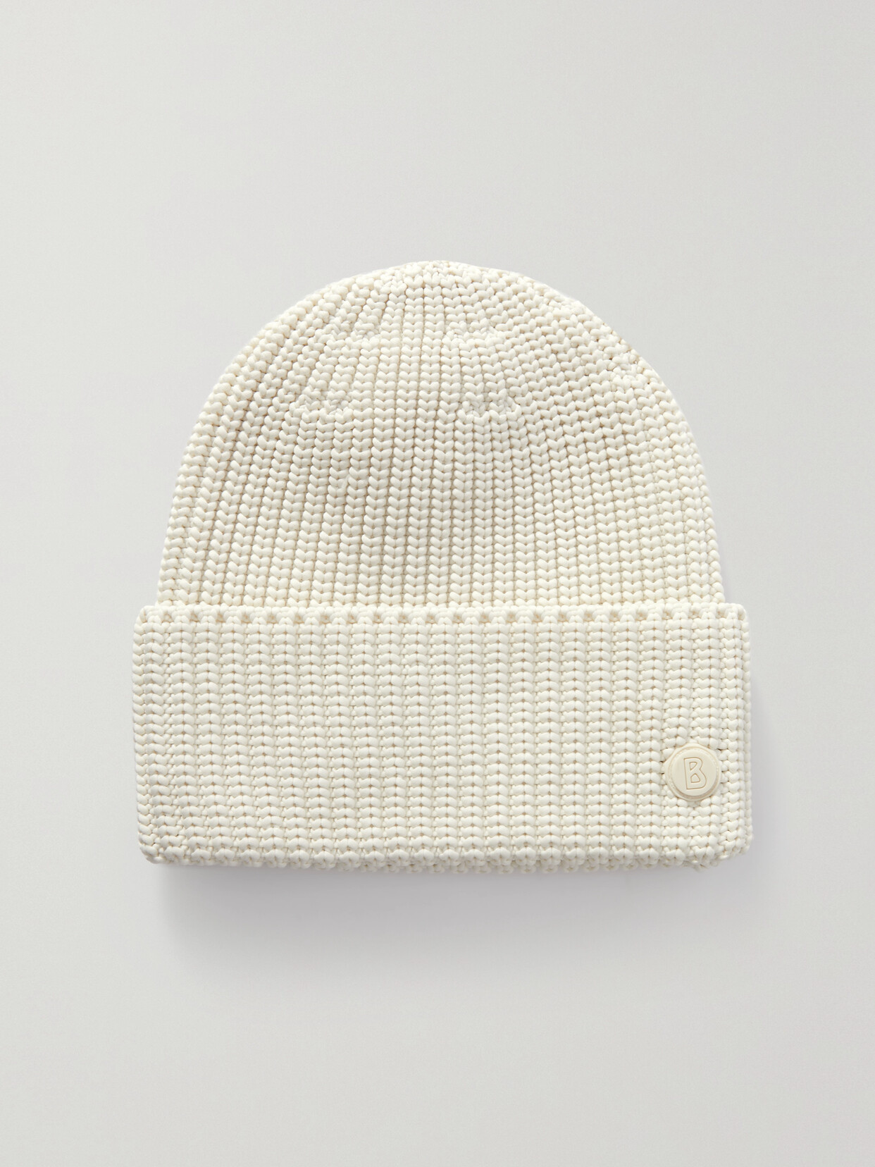 Bogner Katarina Recycled Ribbed-knit Beanie In White