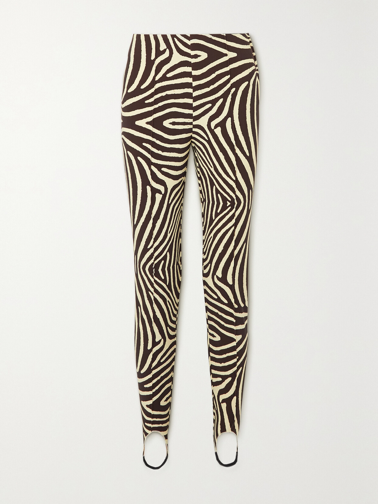 Bogner Elaine Zebra-print Stretch Stirrup Ski Pants - Brown