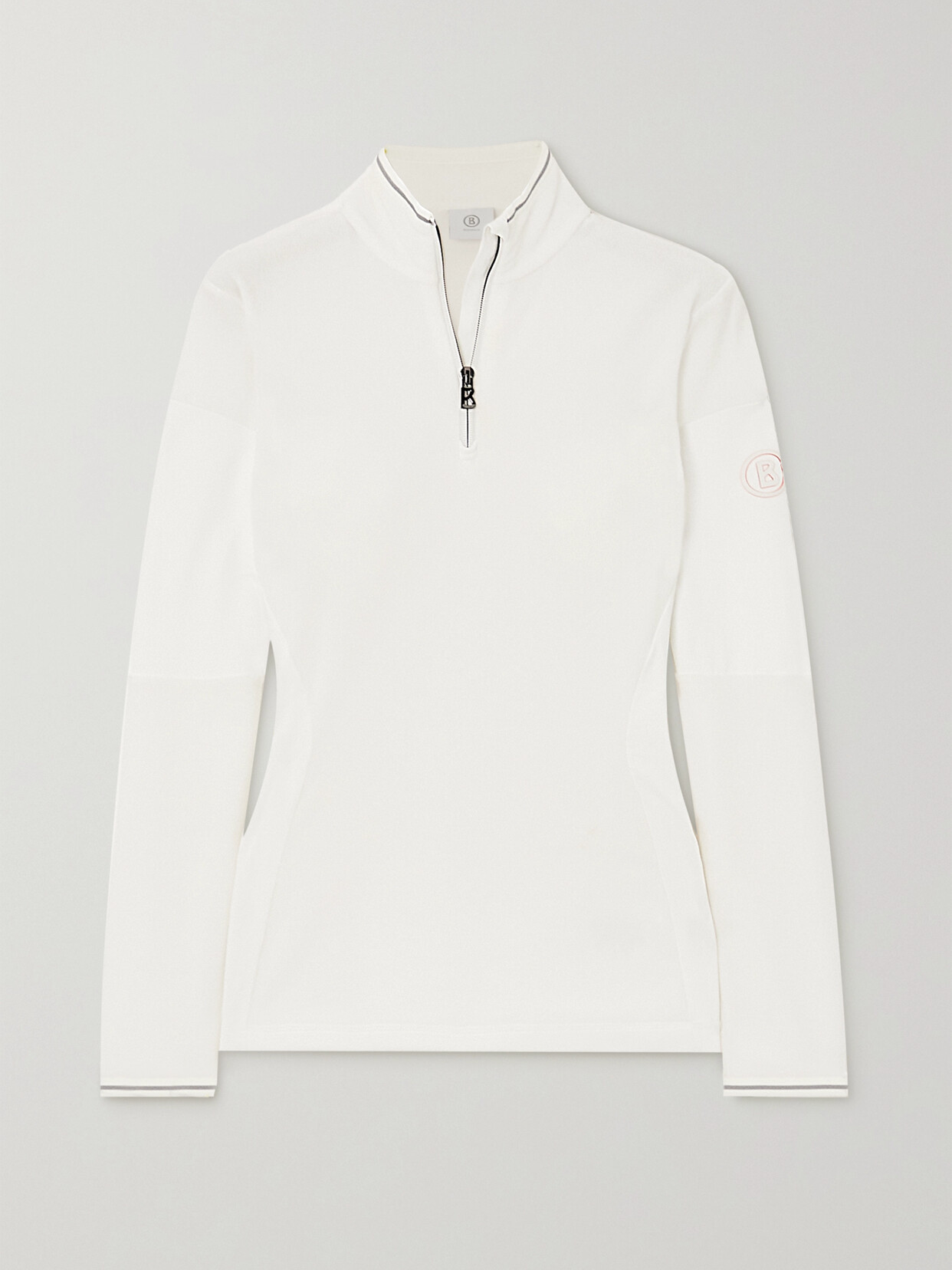 Bogner - Becky Shell-trimmed Fleece Base Layer - Cream