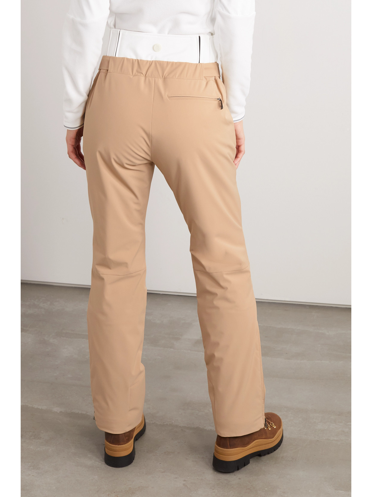 Bogner Maren Layered Slim-leg Ski Pants In Brown