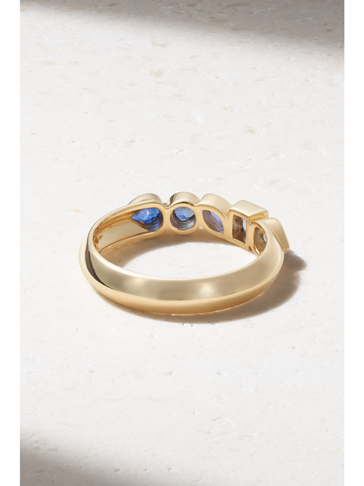 Shop Sorellina Monroe 18-karat Gold Sapphire Ring