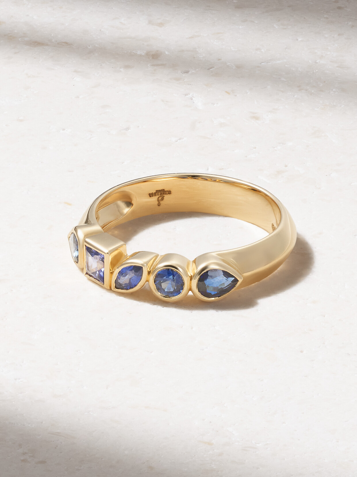 Sorellina Monroe 18-karat Gold Sapphire Ring