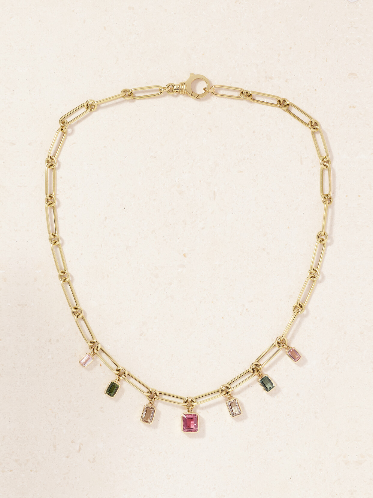 Sorellina Nomad 18-karat Gold Tourmaline Necklace