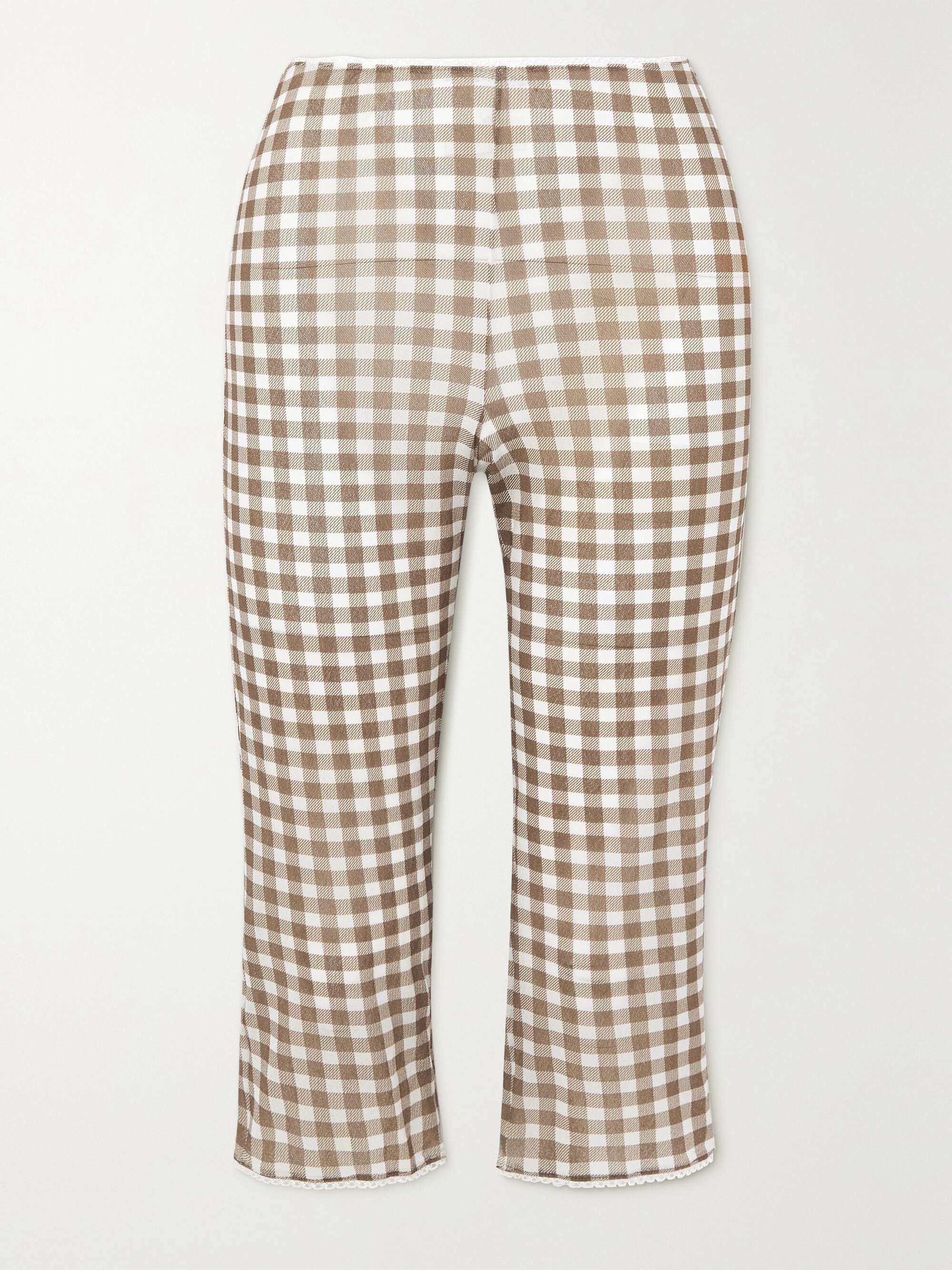 Gingham Pants