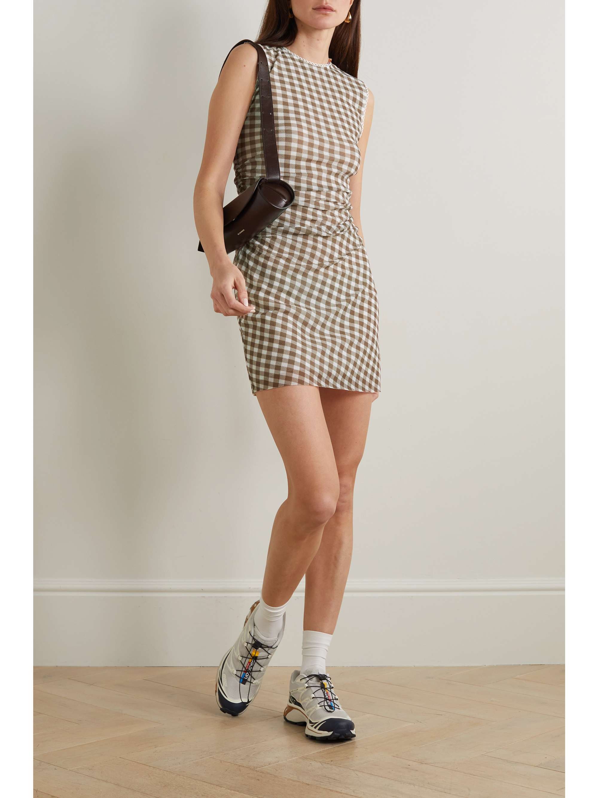 mini gingham dress