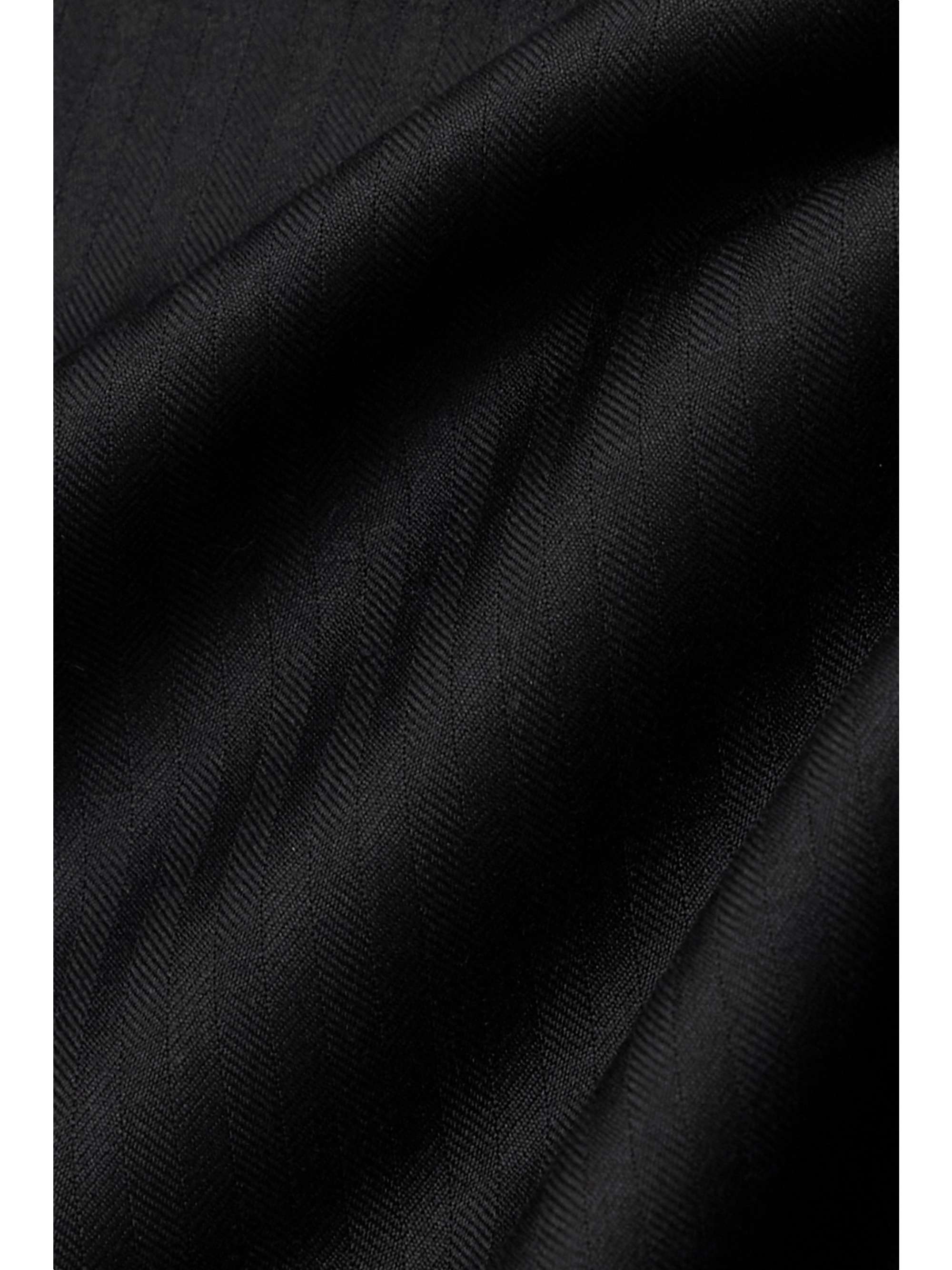 ACNE STUDIOS Embellished cutout pinstriped wool mini dress
