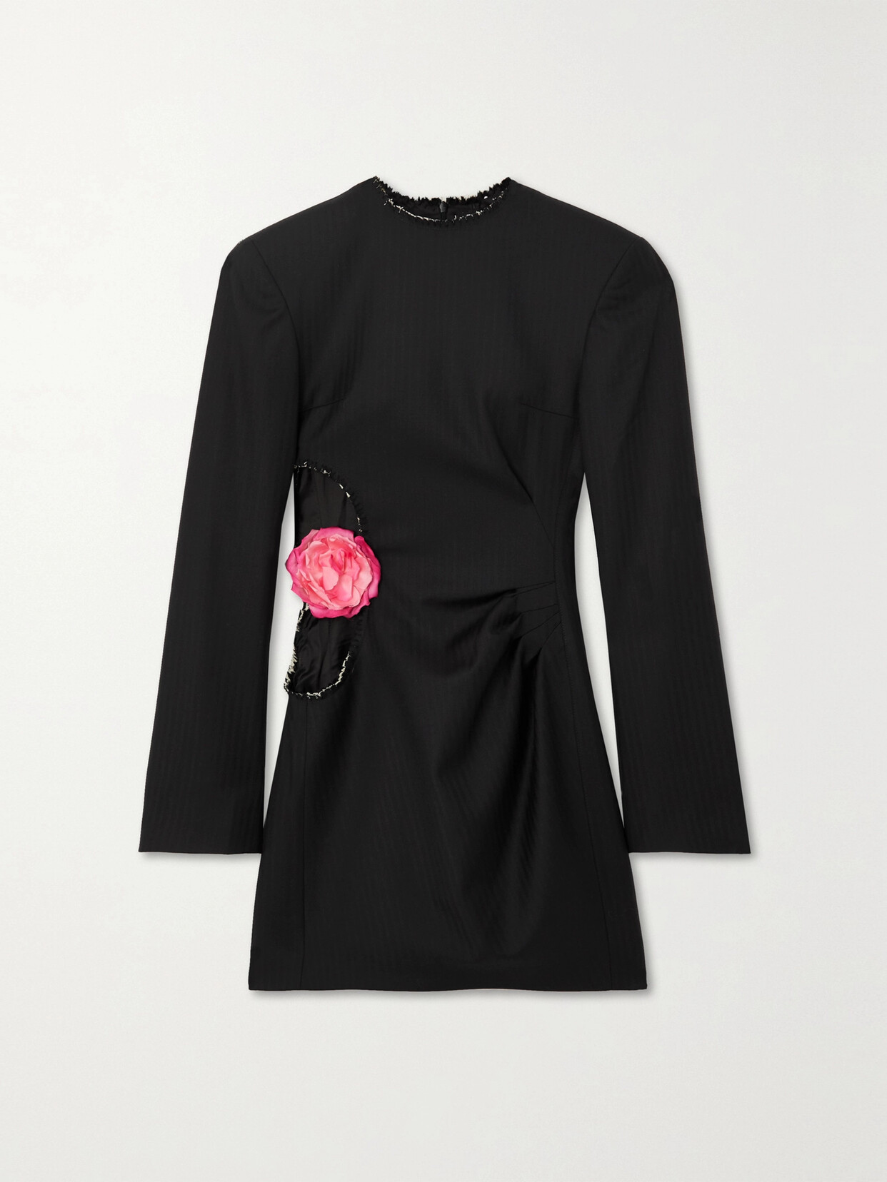 Acne Studios Tailored Wool Dress In Black