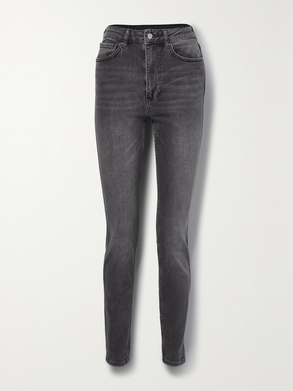 Anine Bing - Beck High-rise Skinny Jeans - Gray