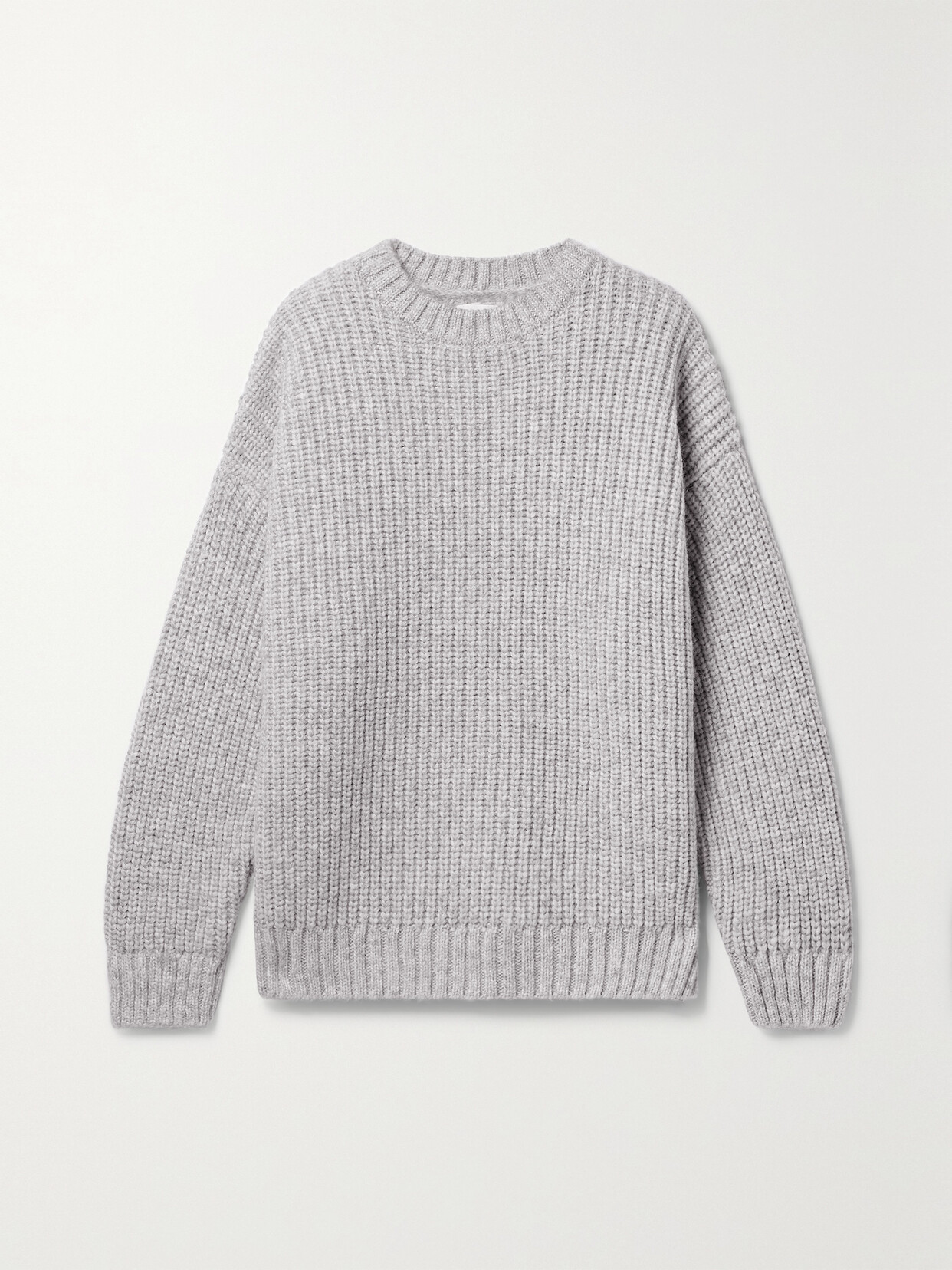 Anine Bing - Sydney Ribbed-knit Sweater - Gray