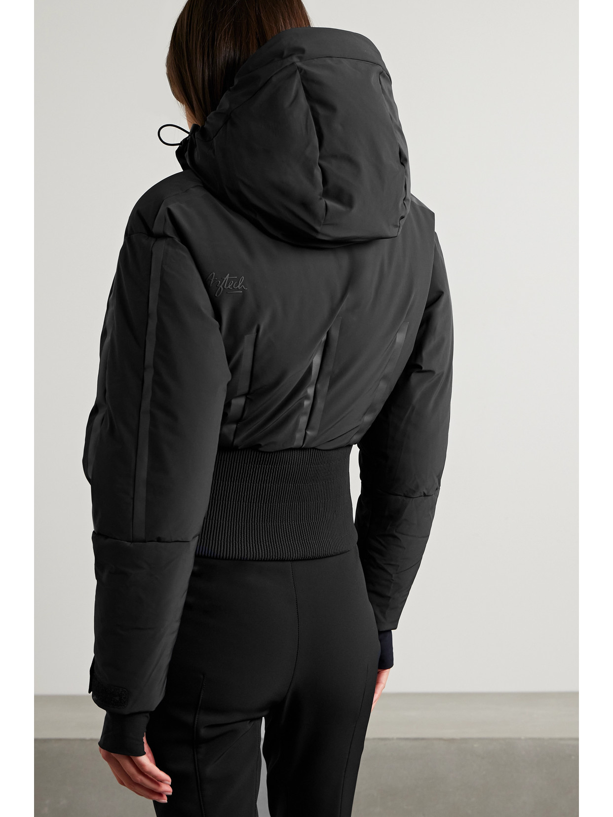 Aztech Mountain Vertical Nuke Padded Down Ski Jacket In Black
