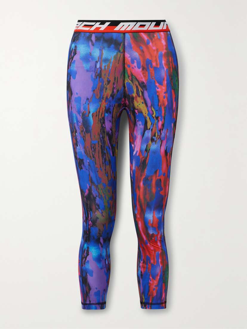 Aztech Mountain Next To Skin Printed Stretch-jersey Leggings