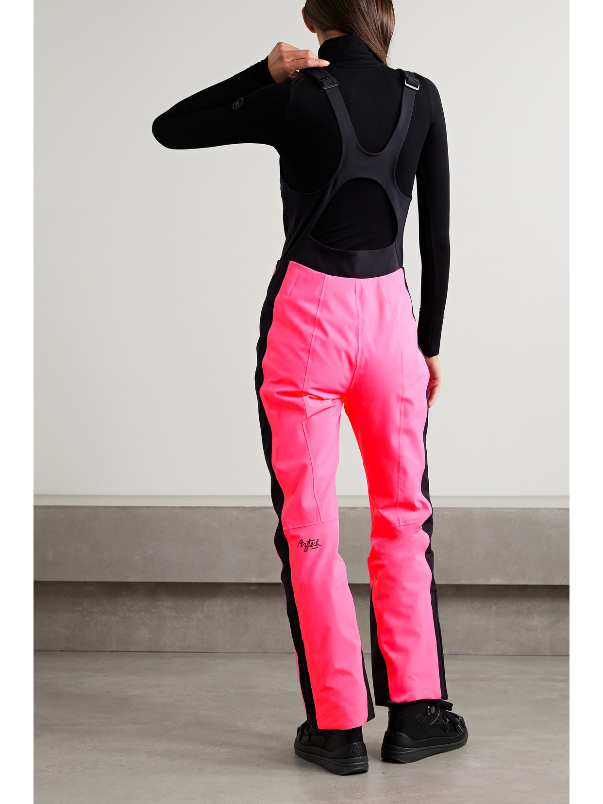 Aztech Mountain Ski Salopettes In Pink