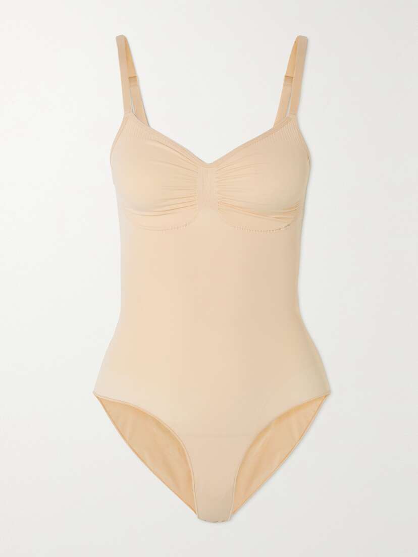 Skims Seamless Sculpt Brief Bodysuit - Sand