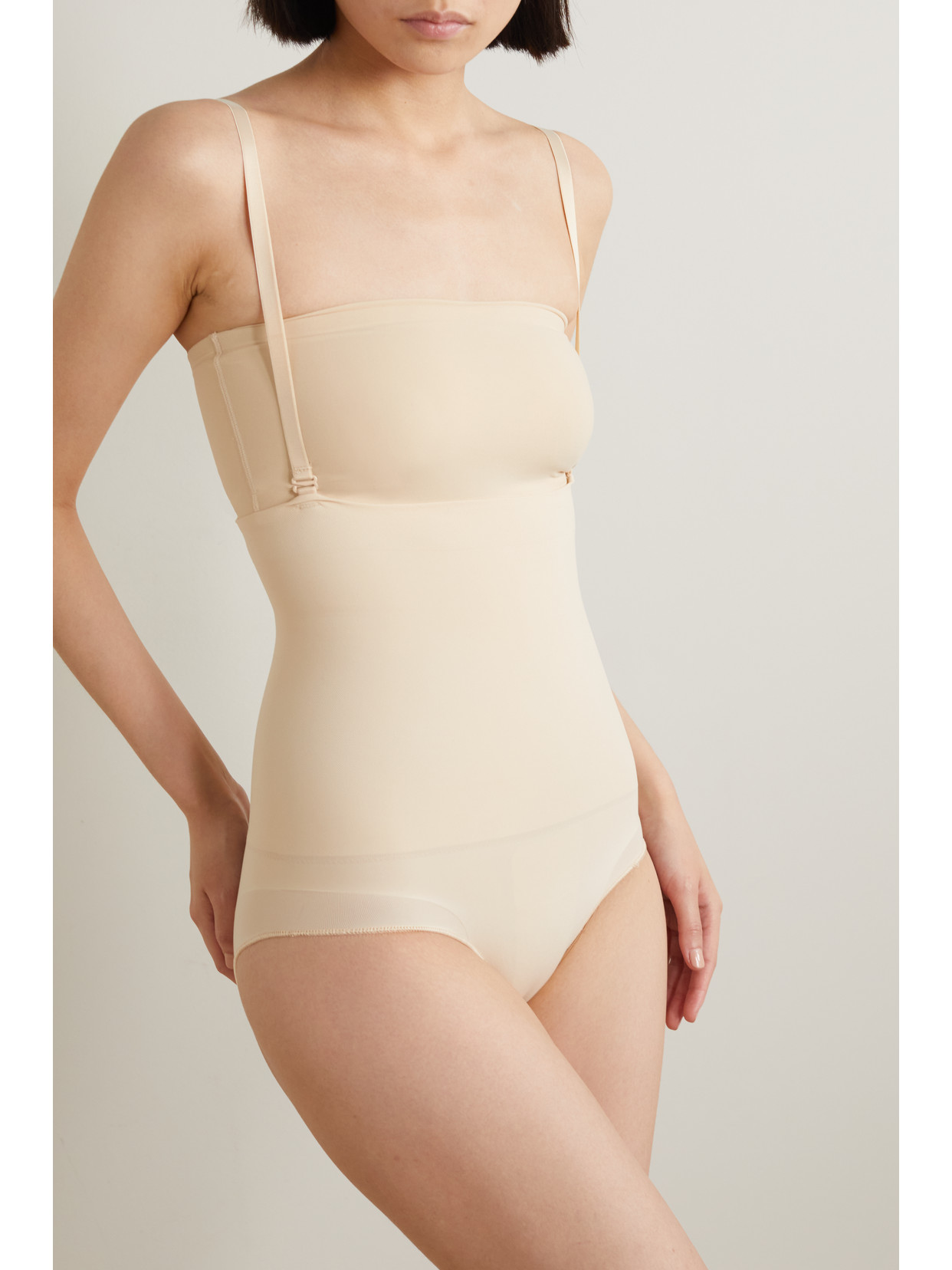 Shop Skims Core Control High Waist Brief In Neutrals