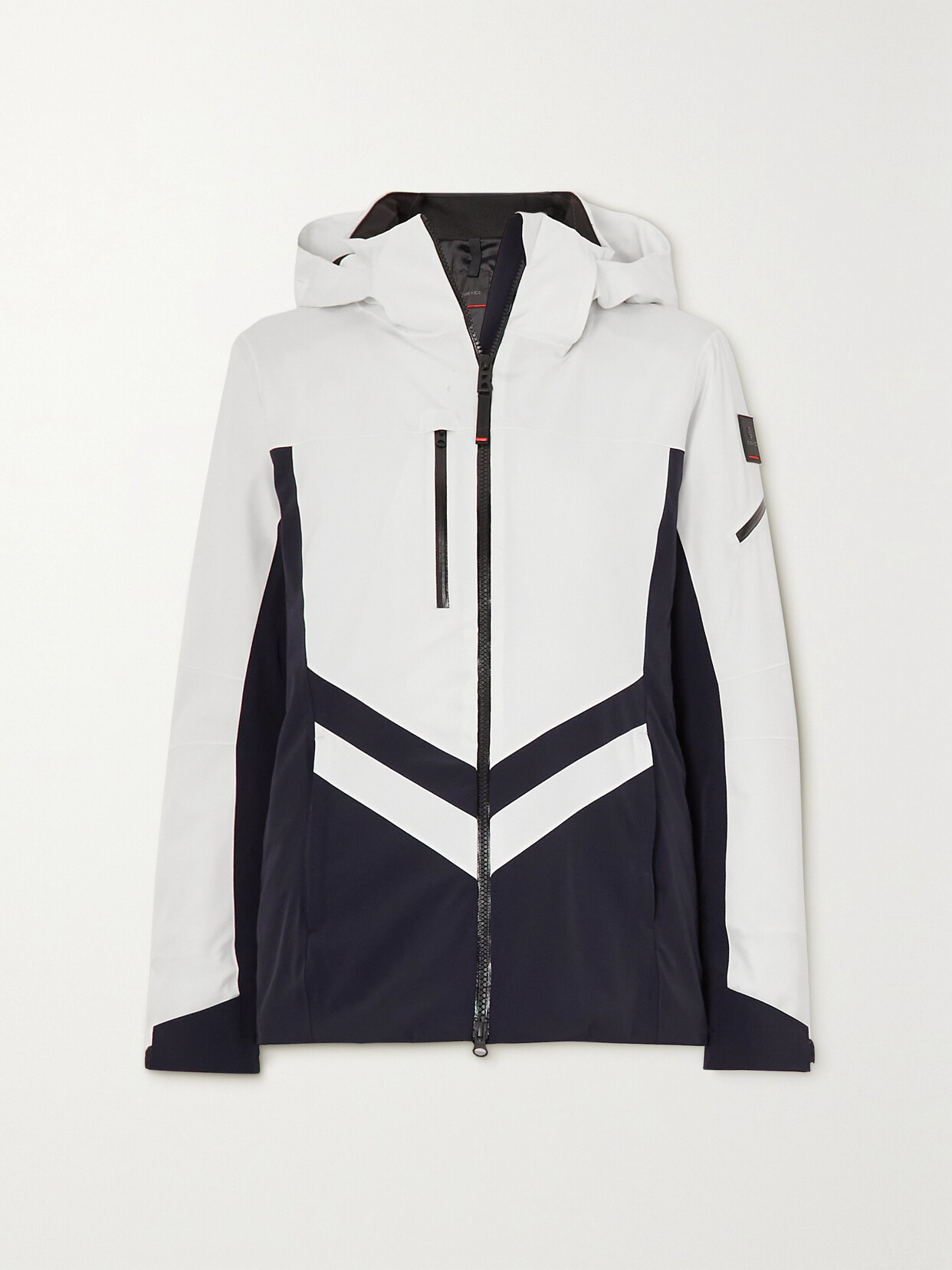 BOGNER FIRE+ICE - Dalya Hooded Two-tone Ski Jacket - Off-white