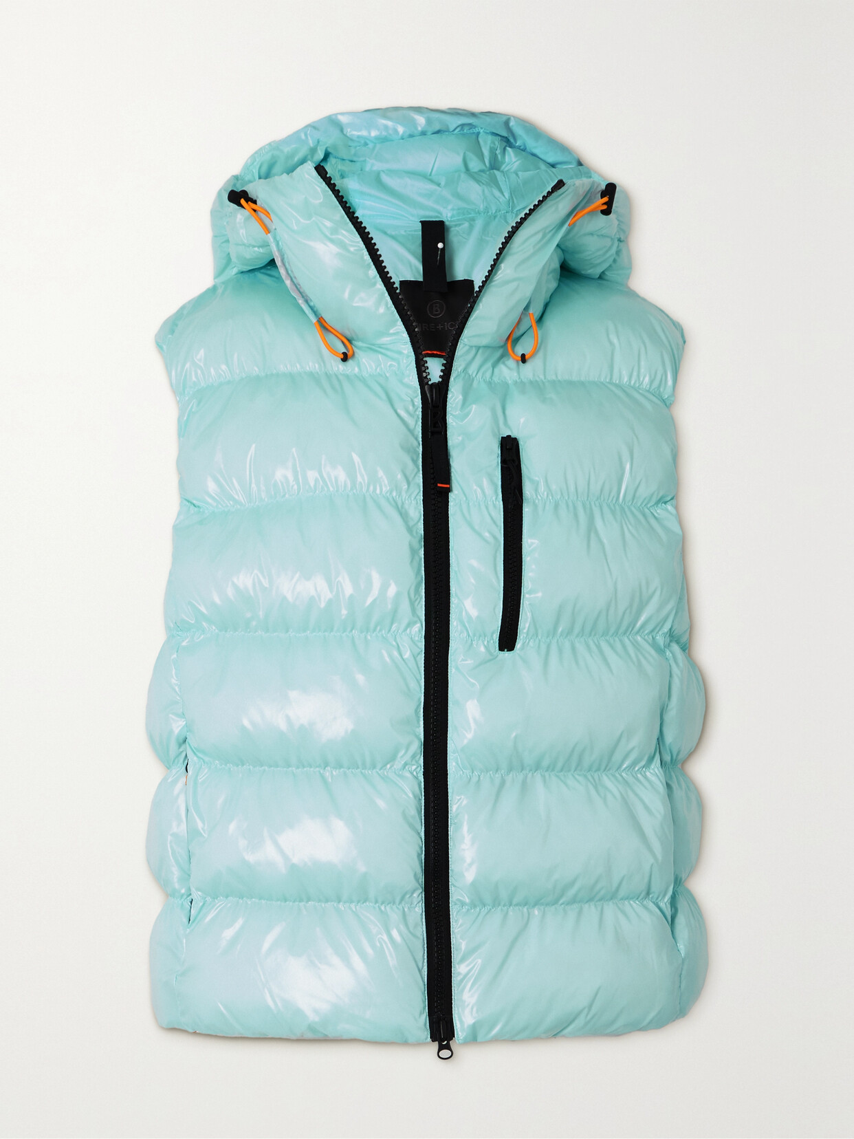 BOGNER FIRE+ICE - Naima Padded Quilted Hooded Ski Vest - Blue