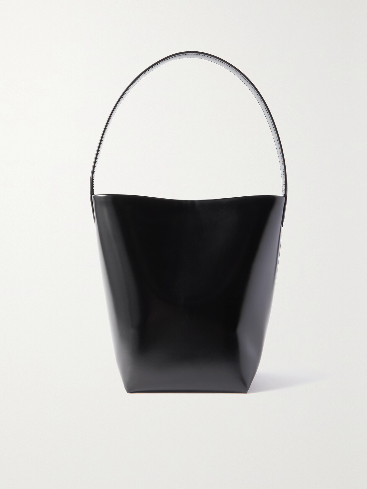 The Row N/s Park Small Glossed-leather Tote