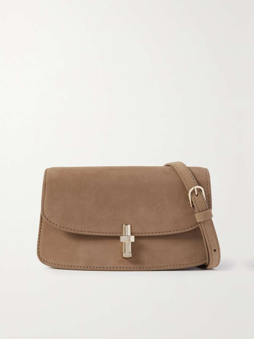 The Row Sofia Mini Nubuck Shoulder Bag