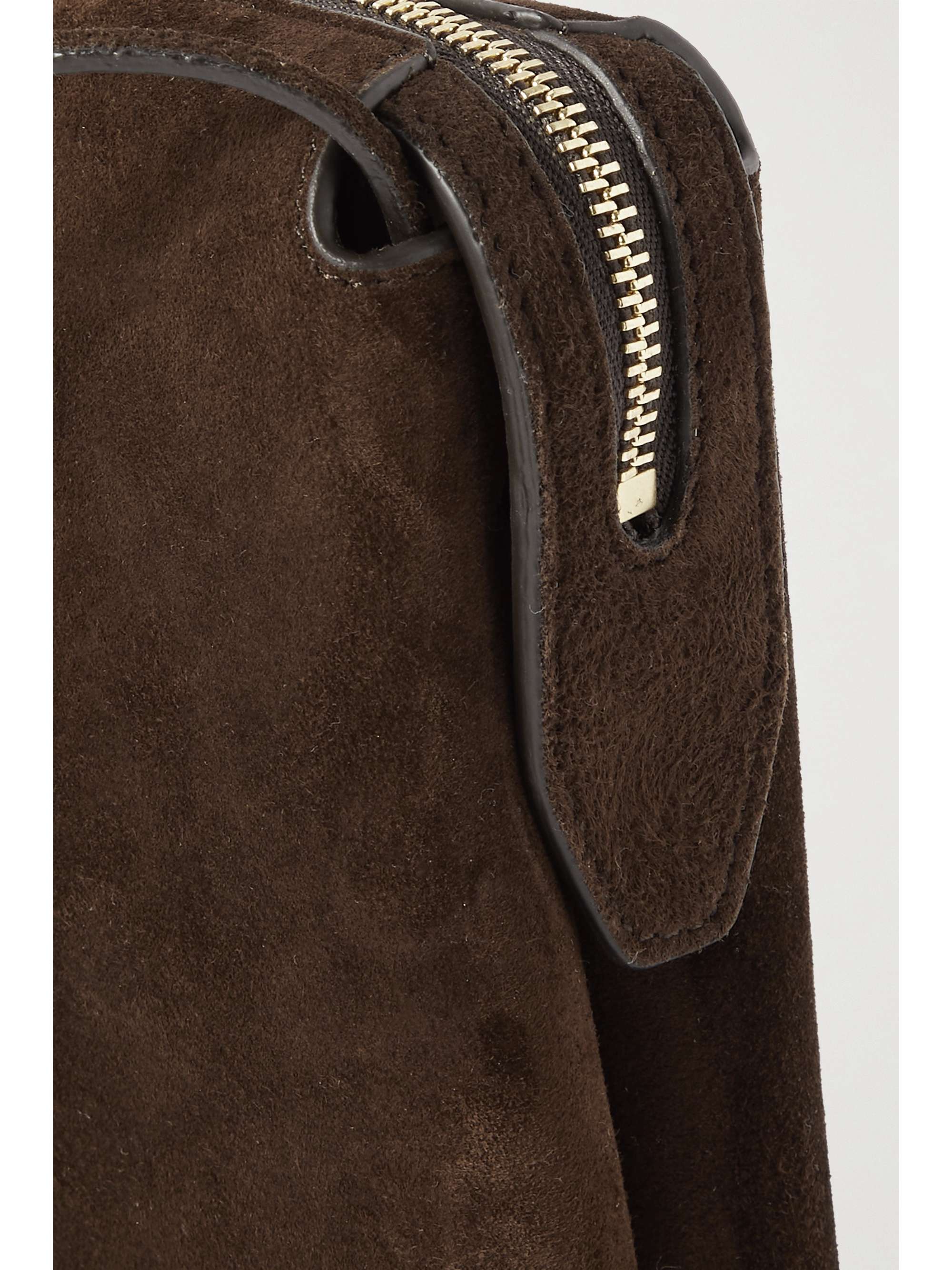 THE ROW Nu Twin mini suede shoulder bag