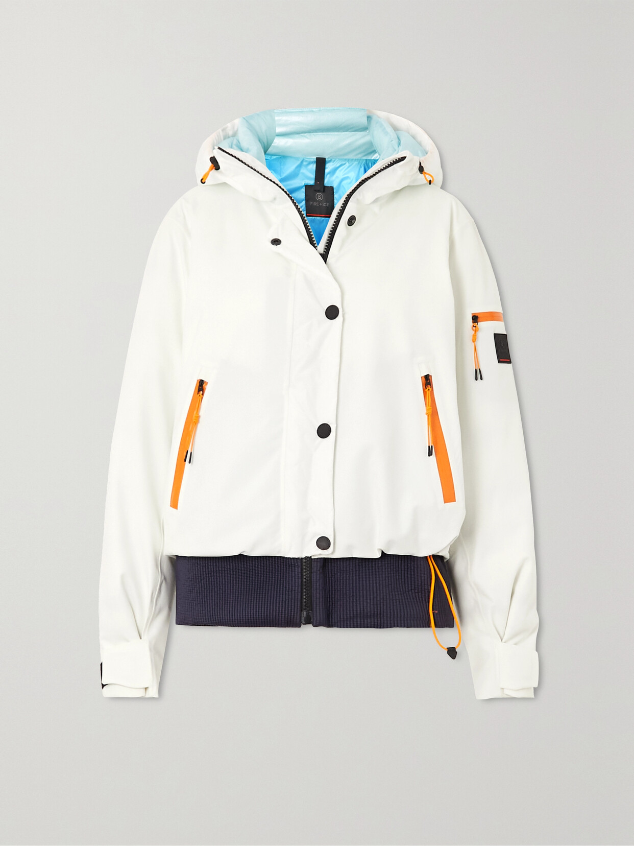 Bogner Fire+ice Emely-t Padded Ski Jacket In Off-white