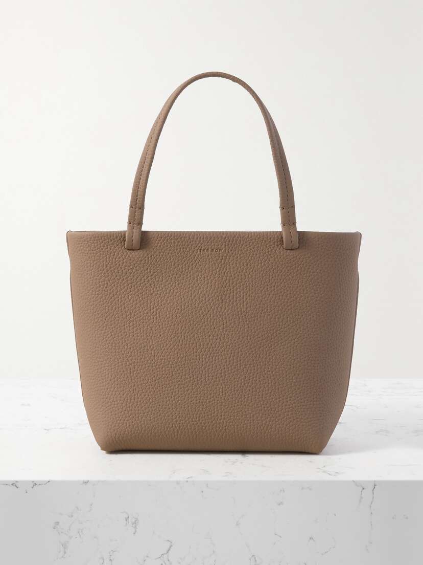 The Row Park Small Textured-leather Tote - - One size