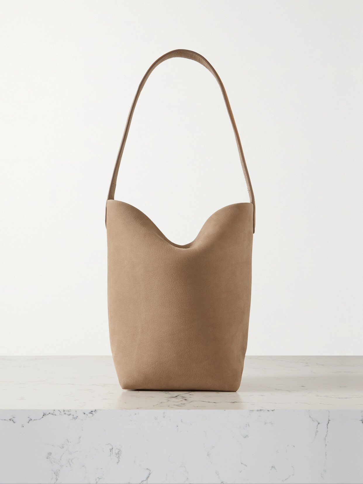 THE ROW N/S PARK SMALL NUBUCK TOTE