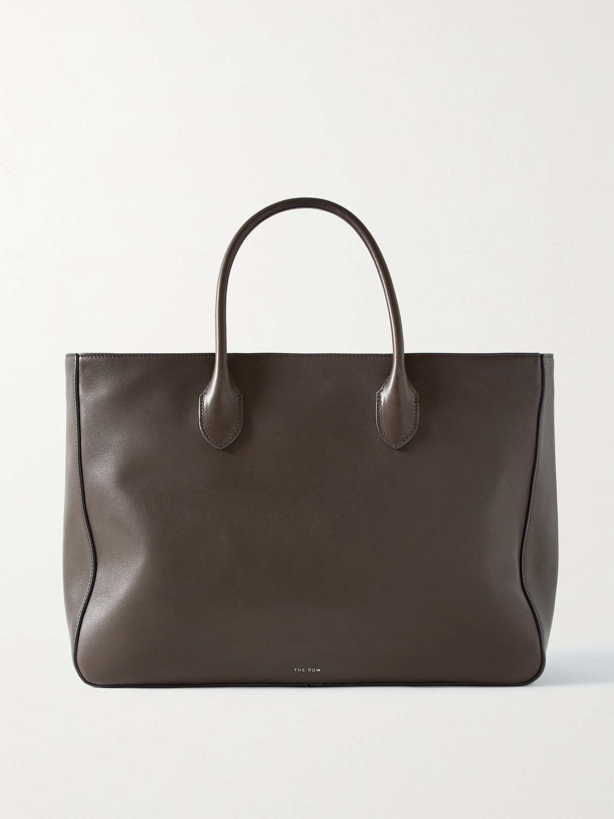 The Row - Luxe E/w Leather Tote - Brown