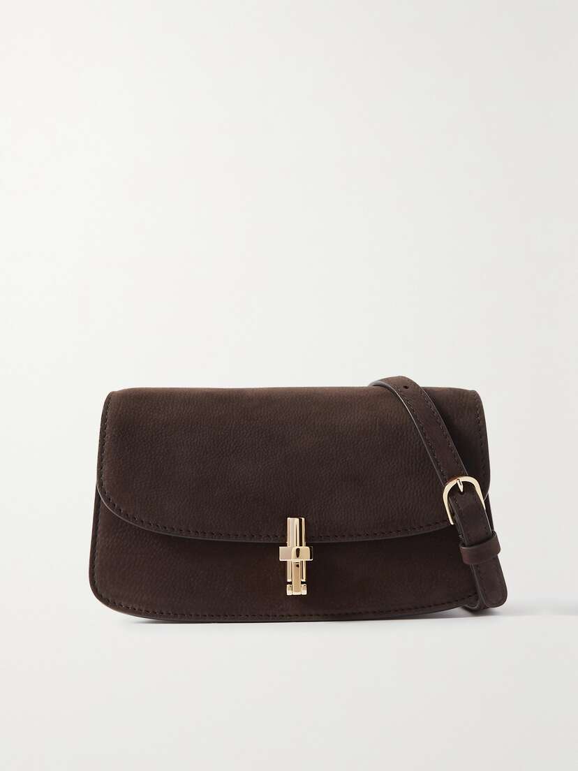 The Row Sofia Mini Nubuck Shoulder Bag
