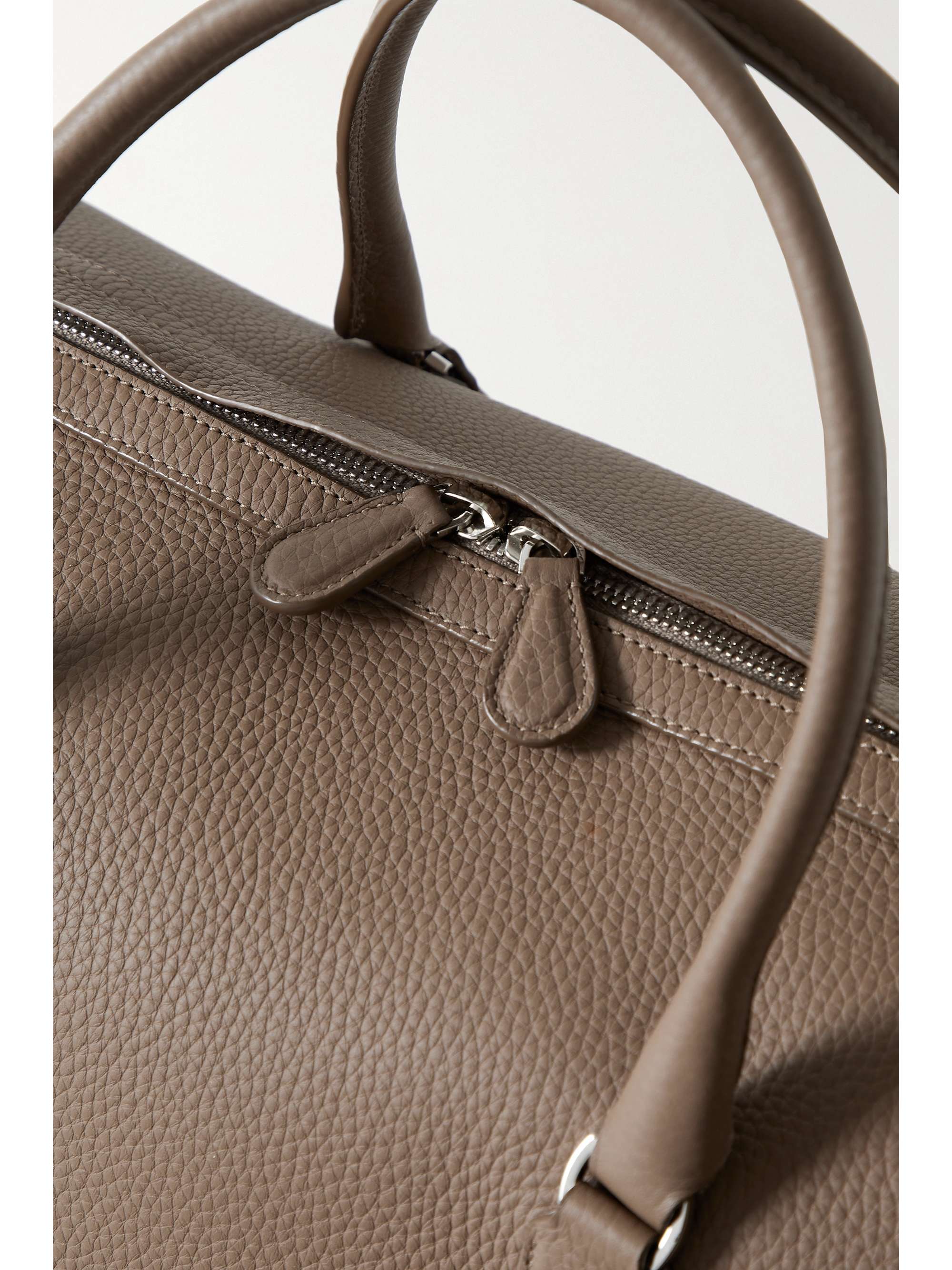 THE ROW Iowa full-grain leather weekend bag