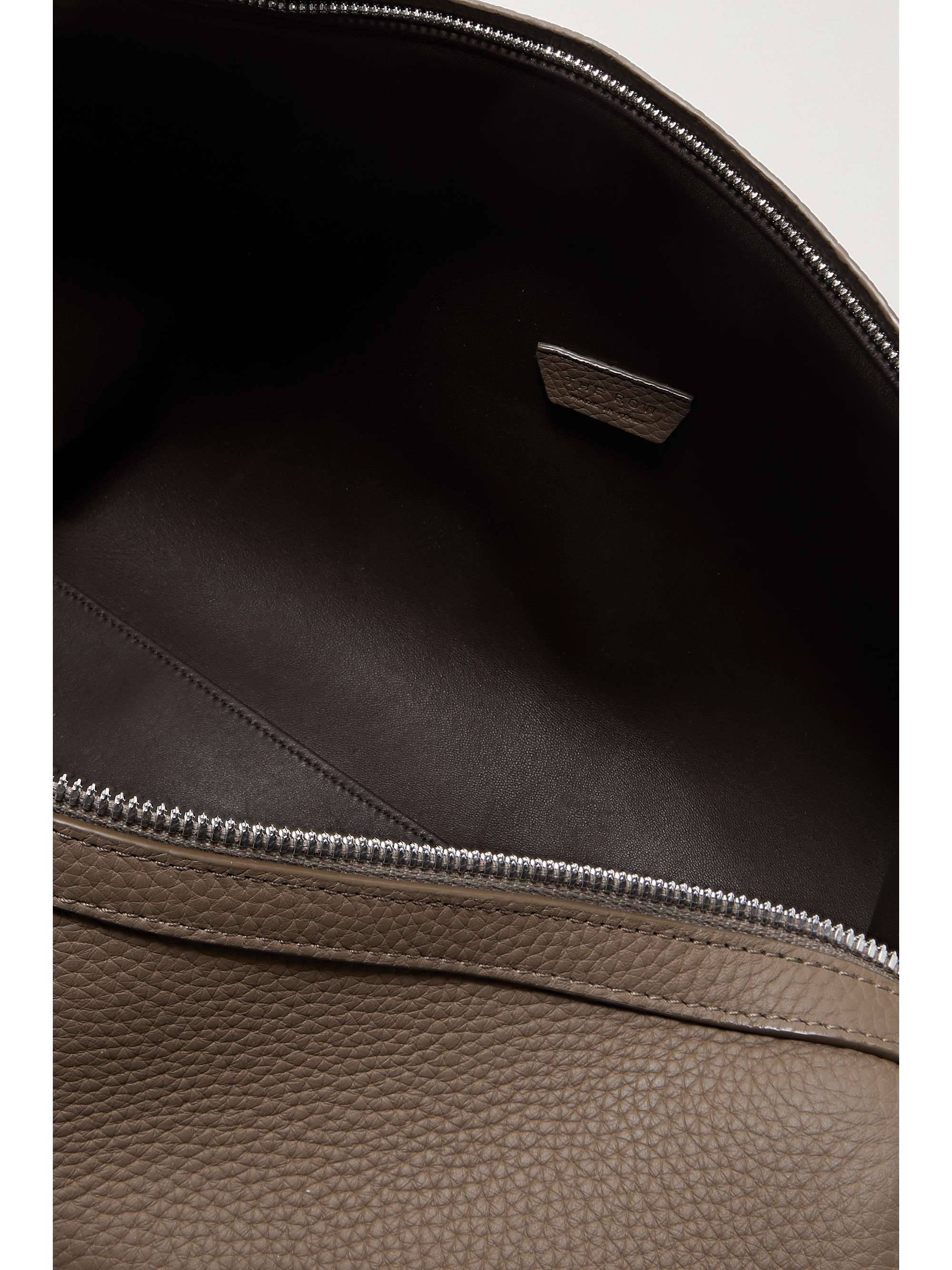 THE ROW Iowa full-grain leather weekend bag